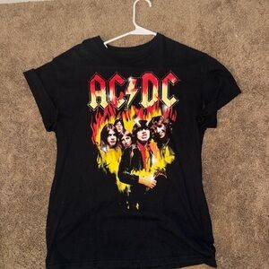 AC/DC Black Graphic T-Shirt